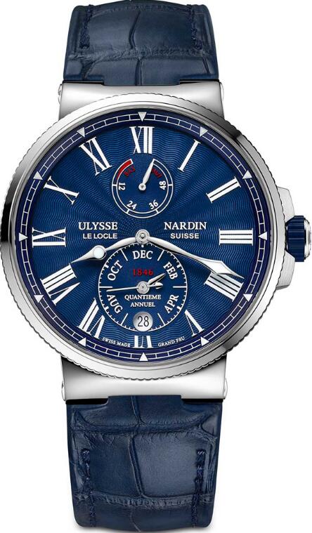 Ulysse Nardin Marine Chronometer Annual Calendar 43mm 1133-210/e3 Replica Watch